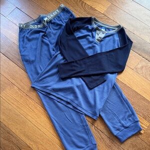 Old Navy Boy’s Navy Blue Henley Pajama Set (NWOT)